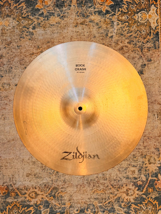 Discontinued FULL Zildjian FACTORY ROCK Crash 18”  HUGE Iconic Crash Crash/Ride Tone 1722 g
