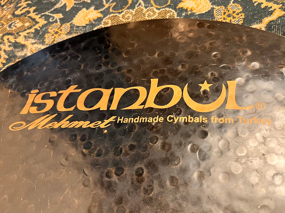 Amazing Istanbul Mehmet 61st Anniversary 22” FLAT RIDE 2397 g RAW DRY BUT SMOOTH! Rare!