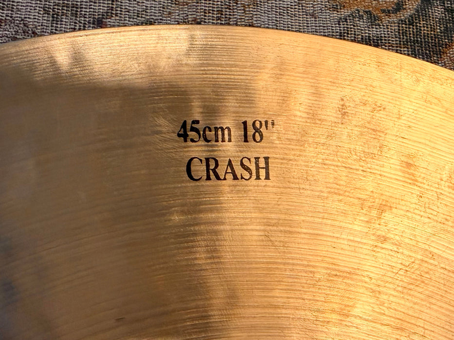 Rare Istanbul Mehmet LEGEND Crash 18” 1295 g DARK GLOWING WARM! Mint! Amazing!