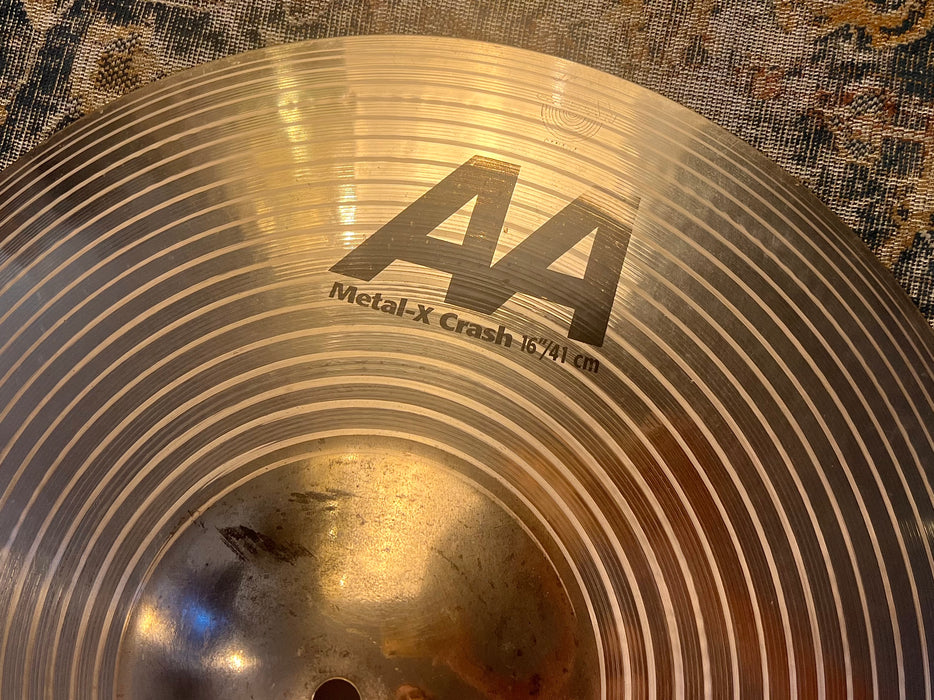 Discontinued Beastly SABIAN AA METAL X Crash 16” 1248 g CLEAN