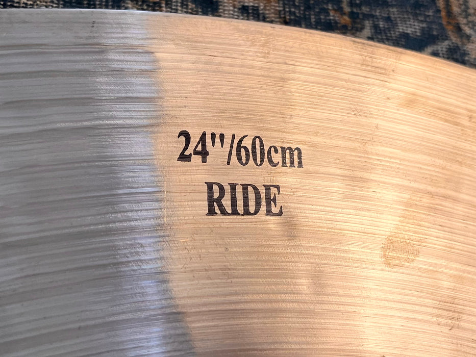 ULTRA DARK Istanbul Mehmet 24” LEGEND DARK Ride 3012 g STUNNING! Amazing Cymbal! Wide Lathe