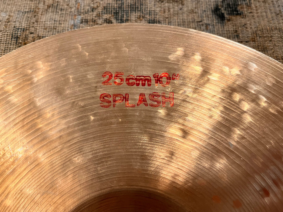 RARE Istanbul Pre Split AGOP MEHMET PAPER THIN SPLASH 10” 242 g SUPER CLEAN! Actually Splashes