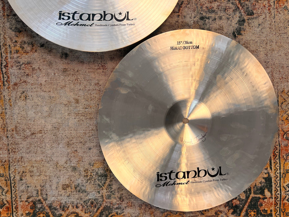 ISTANBUL Mehmet 15” Legend Hihats Mel Lewis 1114 1334 g Glowing WARM Dark IMMACULATE