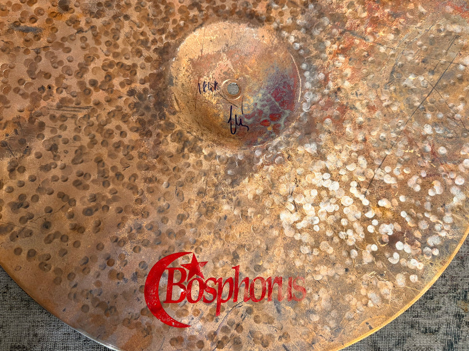 TURK OF DOOM Dark Complex Bosphorus RAW 20” THIN CRASH RIDE ONLY 1848 g Spectacular Unlathed