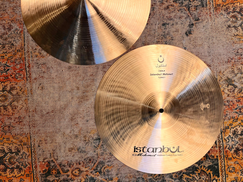 Rare ULTRA WARM Huge 16” ISTANBUL Mehmet NOSTALGIA Hihats 1217 1362 g PERFECT Amazing