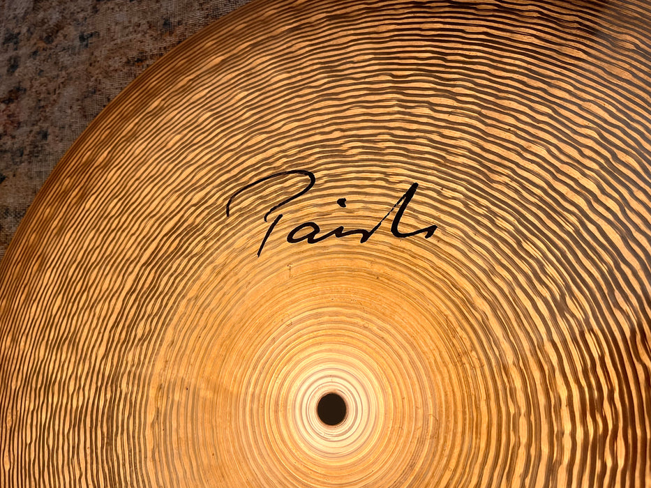 RARE EARLIER PAISTE Signature 20” FLAT RIDE 2474 g Clean Smooth Glassy Controlled Definition! Discontinued