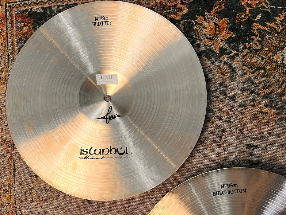 Rare ULTRA WARM ISTANBUL Mehmet NOSTALGIA 14” Hihats 918 1118 g PERFECT! Buttery SMOOTH!