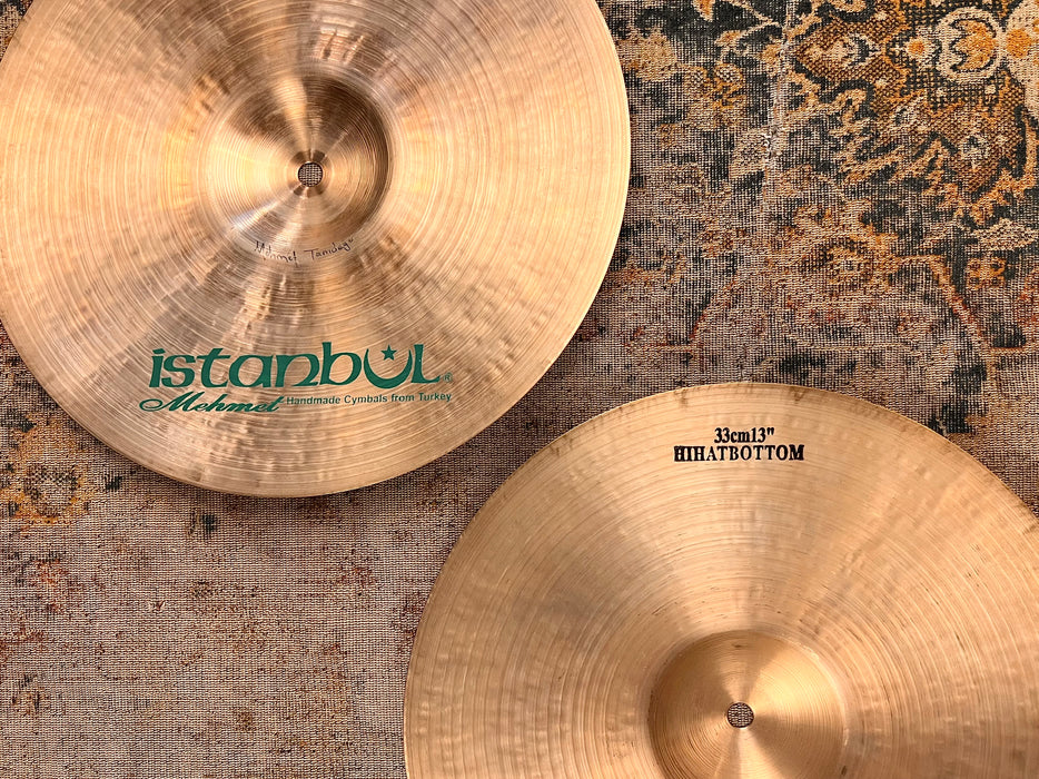 BRUSHED Finish Istanbul Mehmet Horacio EL Negro Hernandez 13” Hihats 940 1092 g TIGHT Clean!