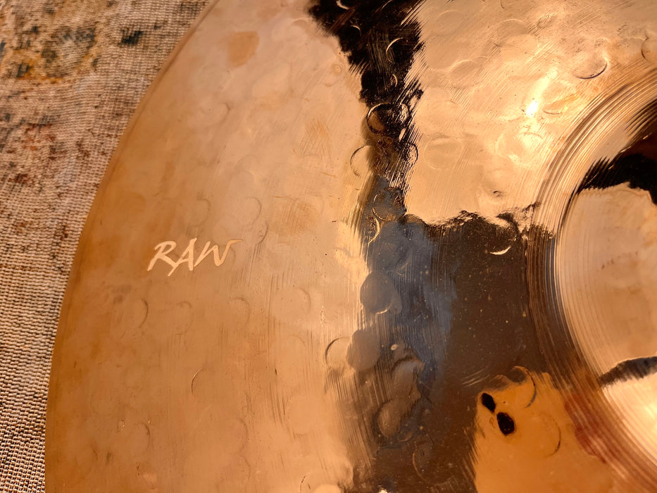 Shimmering Bosphorus RAW GOLD CRASH 17” 1246 g MINT BEAUTIFUL Brilliance! FAST CRASH