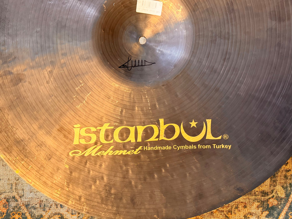 Istanbul Mehmet 50th Anniversary Carmine Appice Ride 22” Blackened 3476 g