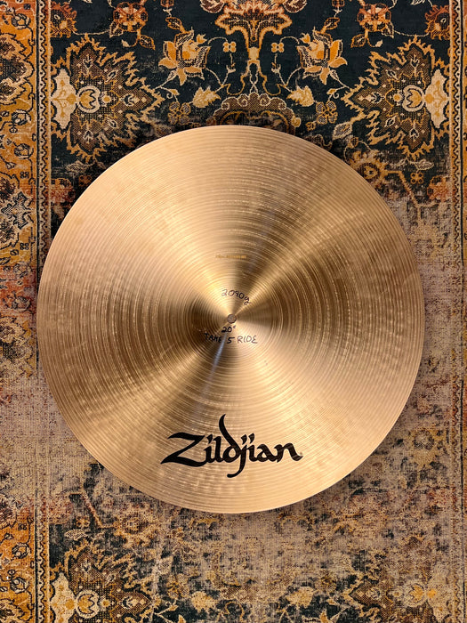 Rare Limited Zildjian TAKE 5 RIDE 20” 2090 g IMMACULATE Semi-Dark Balanced