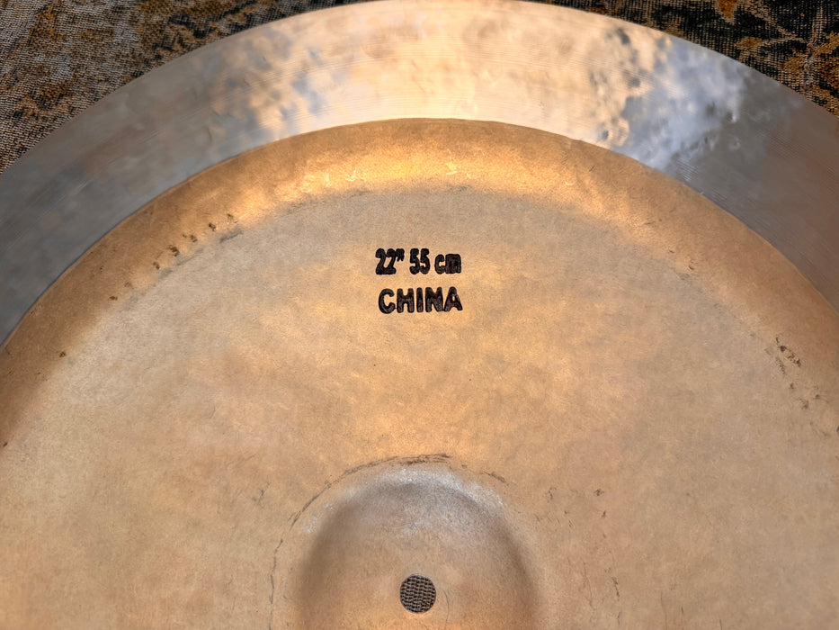 HUGE WIDE EDGE Massive 22” Masterwork China PAPER THIN Swish 1518 g Old School Responsive COMPLEX!