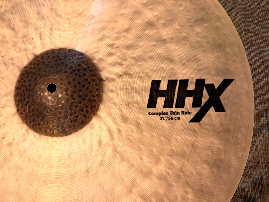 Sabian HHX 22” COMPLEX THIN RIDE ONLY 2397 g PERFECT! Amazing LIGHT DARK Crash Ride! Don’t Pay $650!