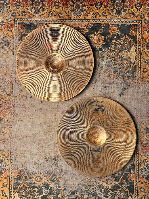 ORIGINAL Bosphorus FAT HATS Hihats 14” 910 1050 g Stanton Moore! LIGHT Smooth! Beautifully Mellowed