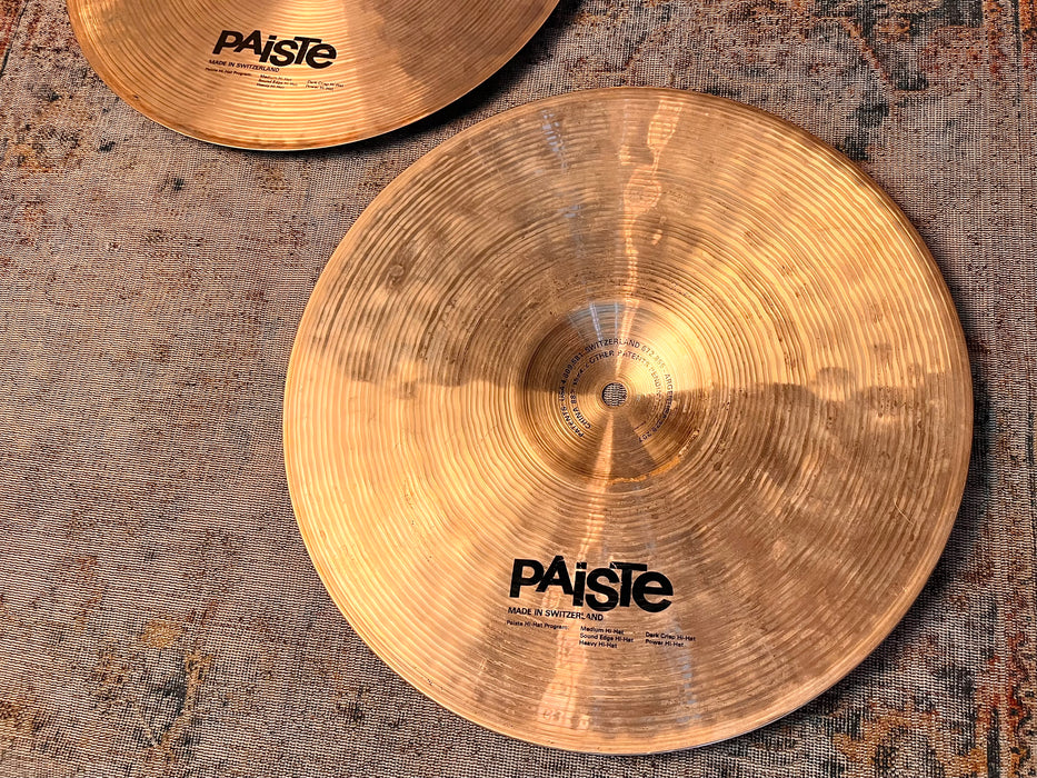 Paiste Signature DARK CRISP 13” Hihats 716 1256 g DON’T PAY $670! These DO EXACTLY What They Promise!