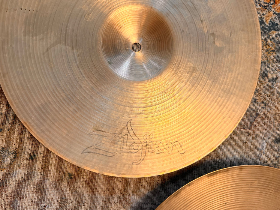 Vintage Zildjian New Beat 14” Hihats TIGHT DRY Versatile! Amazing Tone 1098 1482 g Don’t Pay $520!