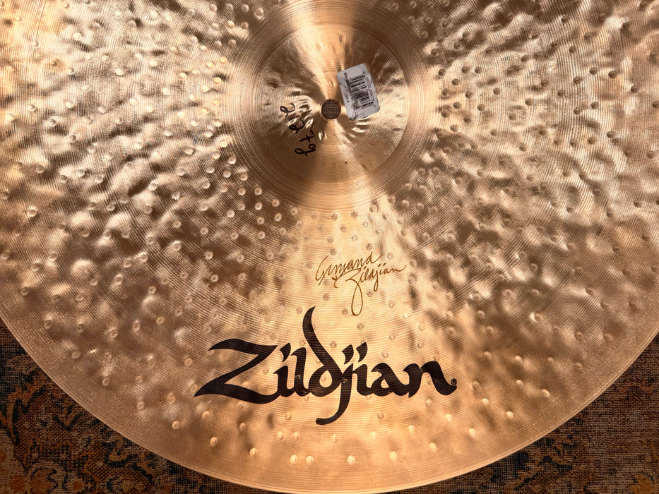 Zildjian K CONSTANTINOPLE OVERHAMMERED THIN 22” Ride THIN ONE!! IMMACULATE! Only 2127 g Light Airy! Crashable