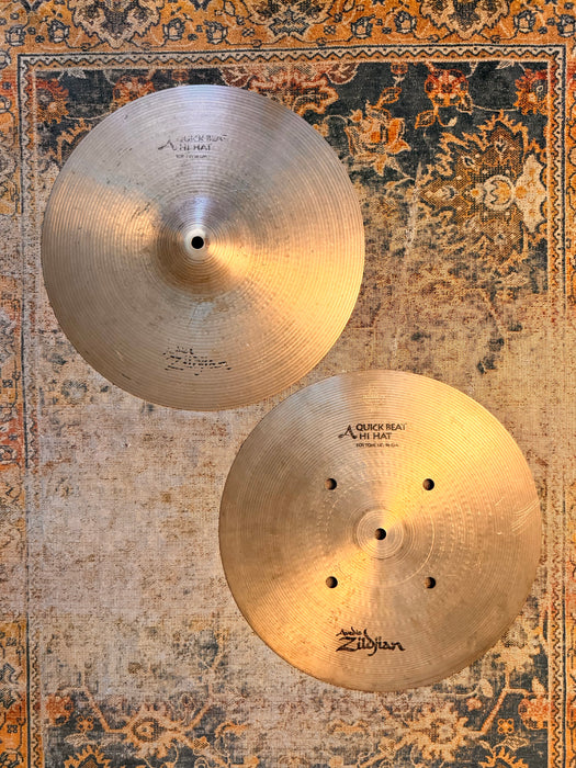 Zildjian QUICK BEAT 14” Hihats ULTRA CRISP TIGHT Articulate Earlier Version 1198 1395 g NOT $520!