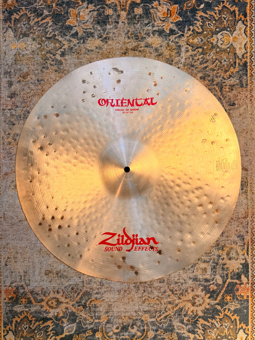 ZILDJIAN Oriental Crash of DOOM 20” FX Crash Ride Effects EARLIER WAVY Version! 2030 g WAVY