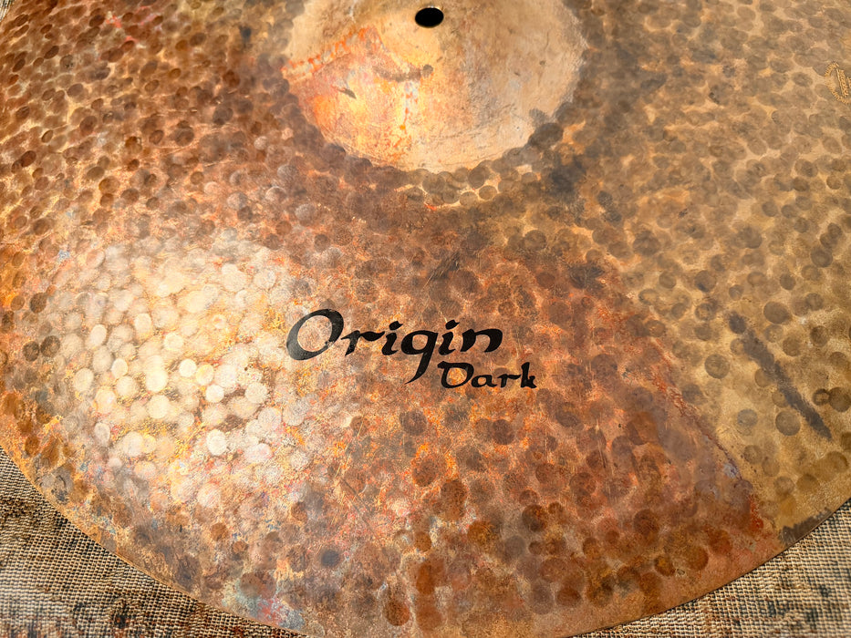 DARK THIN TURK Vibe Istanbul Mehmet Origin Dark 21” Ride 2112 g Amazing CRASH! Raw Unlathed Stunning!