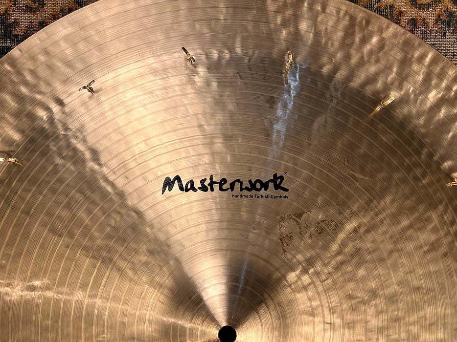 ALL 18 RIVETS Masterwork Jazz Master SWISH KNOCKER 22” China 1750 g