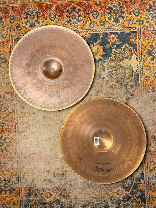 Zildjian AVEDIS Series 15” Hihats 1128 1422 g HUGE SMOOTH Controlled Tone! Hard To Find Discontinued!