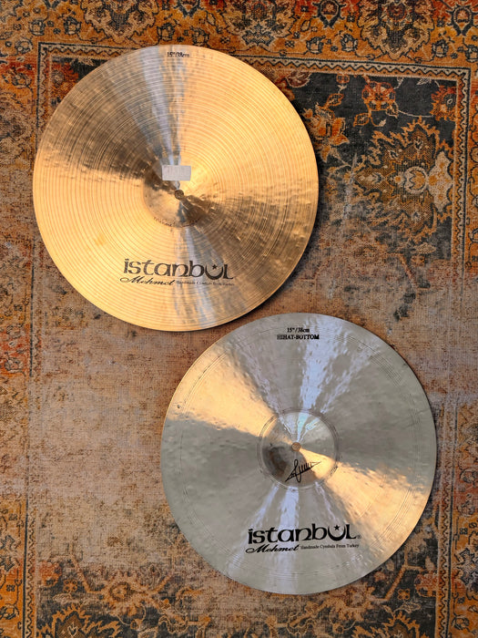 ISTANBUL Mehmet 15” COMBO SULTAN LEGEND DRY Hihats Unique Warm Dark Semi-Complex! 862 1392 g