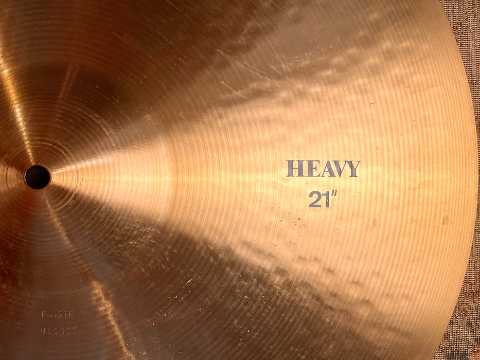RARE Vintage Paiste BLUE LABEL 21” HEAVY 2895 g Ride Keltner Wertico! VERY CLEAN! Collectible!