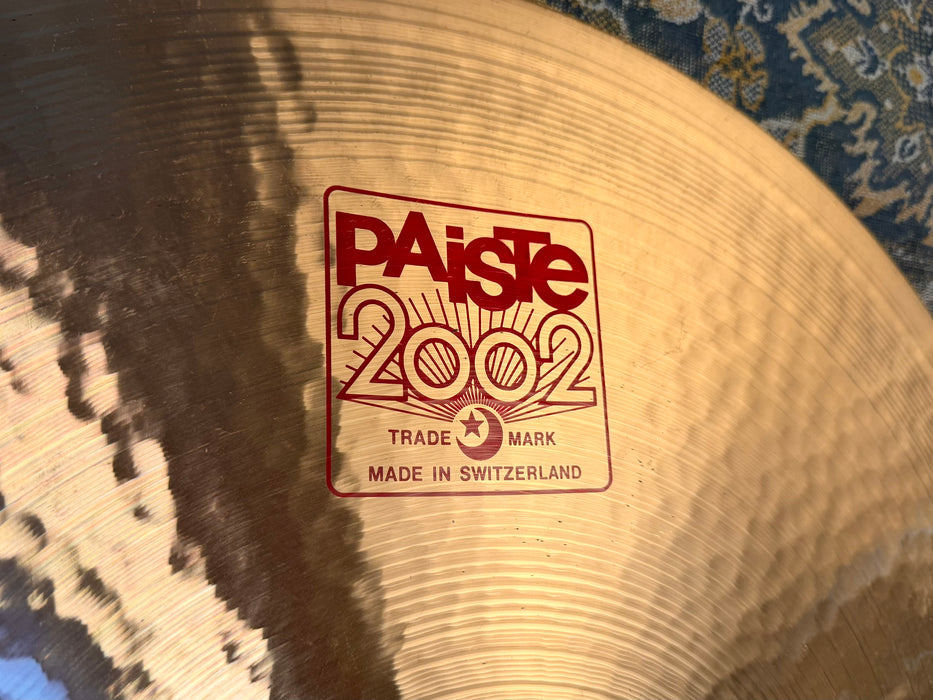 PAISTE 24” 2002 Ride 2 FOOT GOLIATH CLASSIC Tone! 3888 g VERY CLEAN! Don’t Pay $650!