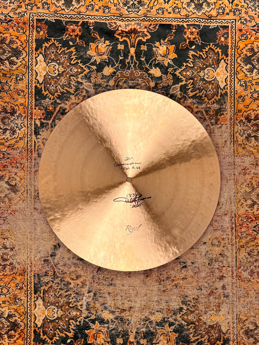 Paul Francis CUSTOM Cymbal Craftsman FLAT RIDE 20” 1836 g NEW! Gorgeous Delicate Light Golden Shimmer