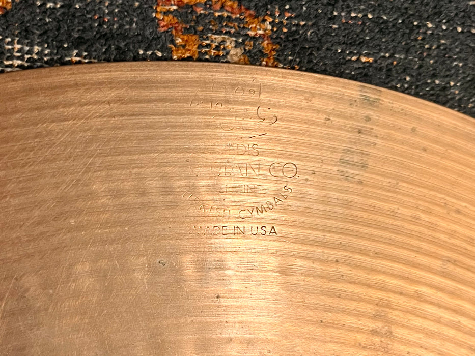 CRISP CLEAN Sounding Vintage Zildjian New Beat 14” Hihats 1034 1342 g ARTICULATE CLASSIC TONE