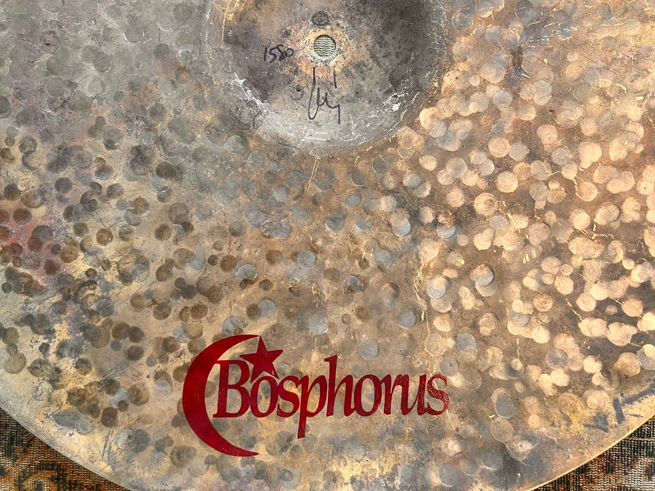TURK OF DOOM Dark Complex Bosphorus RAW 20” THIN CRASH RIDE ONLY 1580 g Spectacular Unlathed