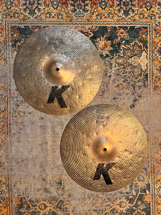 Zildjian K Custom SPECIAL DRY Hihats 14” 982 1412 g PERFECT!  DARK CRISP! Dont Pay $630