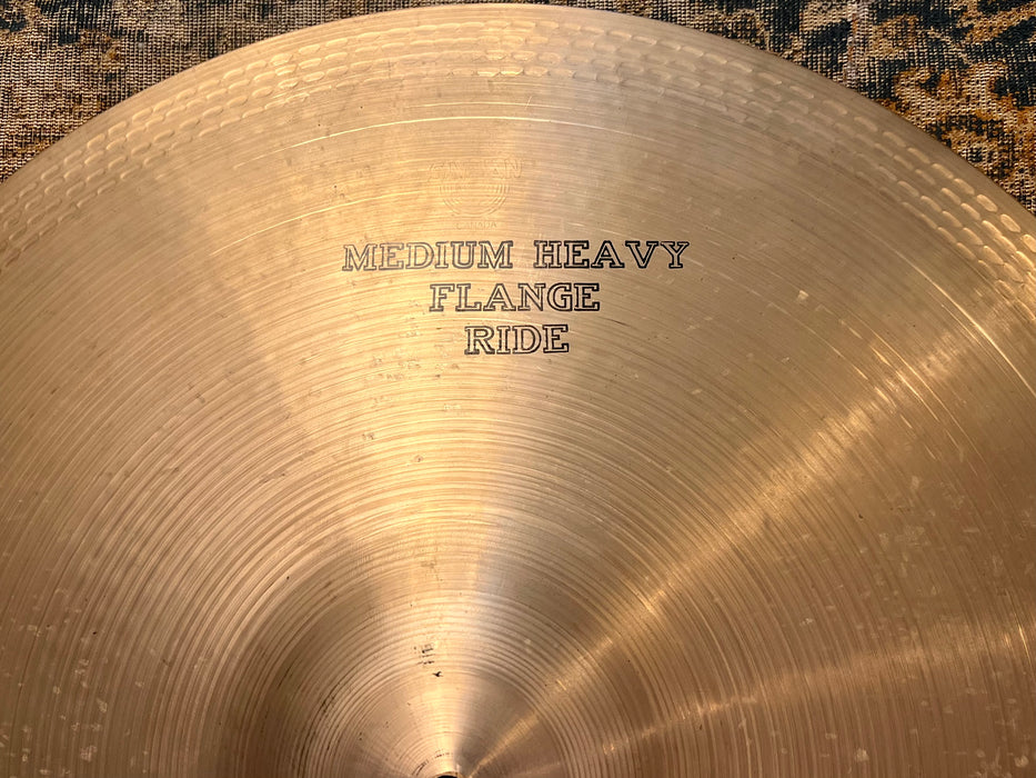 The First Sound Control? Vintage Sabian FLANGE RIDE Medium Heavy 20” 2159 g