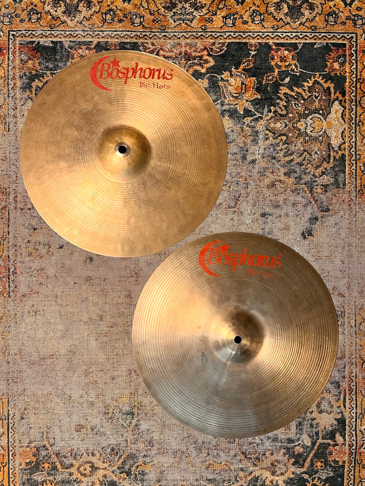 ORIGINAL Bosphorus FAT HATS Hihats 14” 910 1050 g Stanton Moore! LIGHT Smooth! Beautifully Mellowed