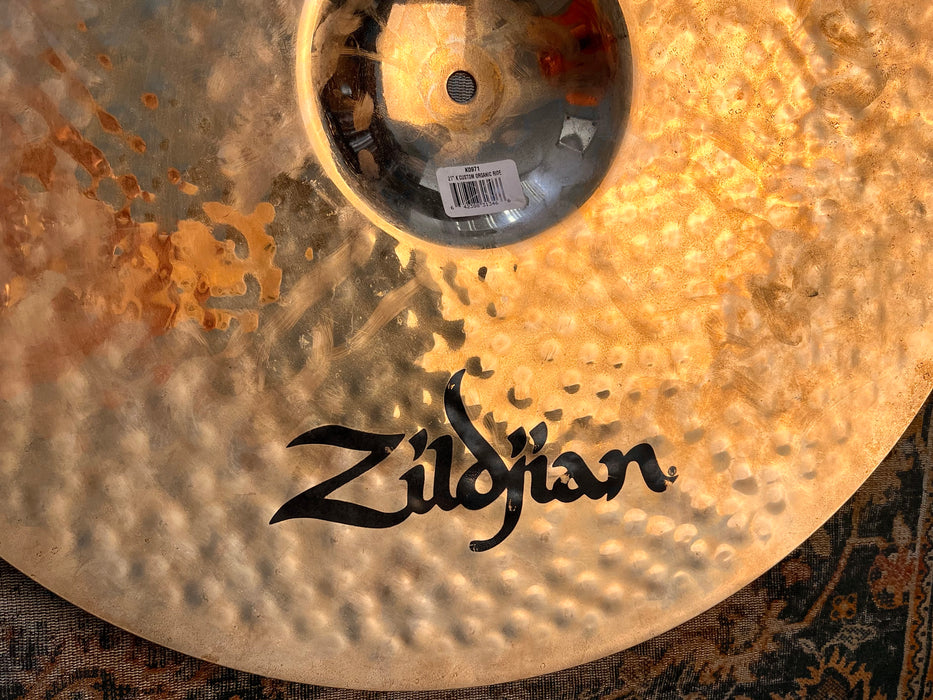 Zildjian K CUSTOM ORGANIC Ride 21” THINNER ONE! 2412 g CLEAN! RAW TOP & BRILLIANT UNDERSIDE! Why Pay $540?
