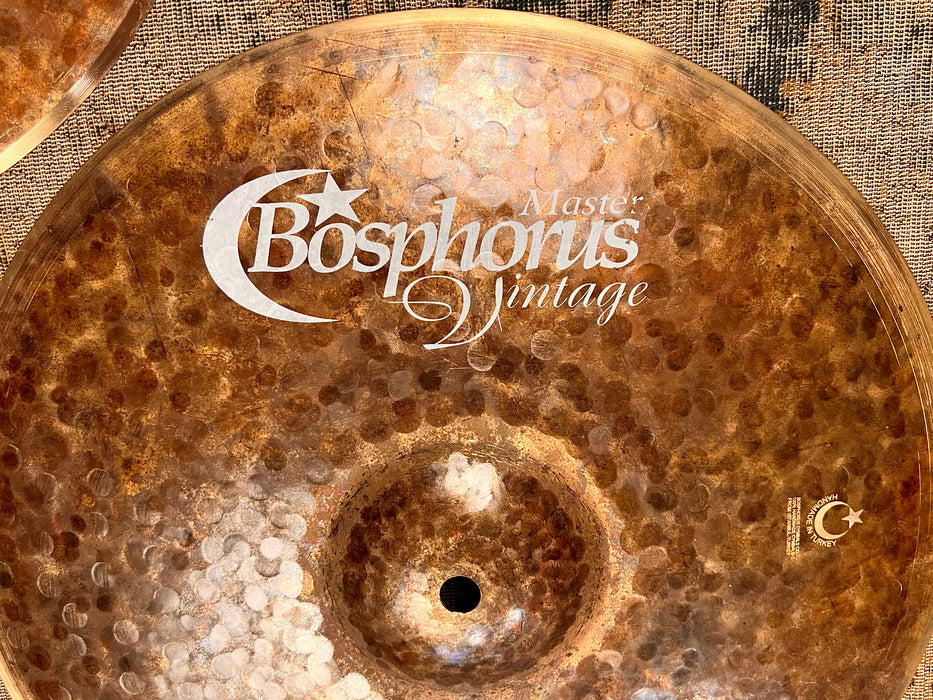 Bosphorus Master Vintage 14” Hihats 800 1104 g LIGHT DRY COMPLEX! Unlathed! Perfect!
