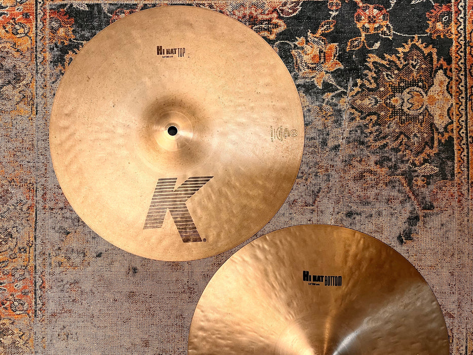 Zildjian K Hihats 14” 1008 1386 g CRISP And Articulate! Versatile! Don’t Pay $600!