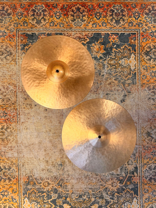 Rare Zildjian KEROPE Hihats 14” FIRST YEAR! THIN 890 1144 g CLEAN Gorgeous! LIGHT COMPLEX! Discontinued!