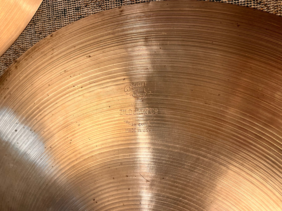 Ultra PAPER THIN EARLY 1950s Vintage Zildjian 14” Hihats 708 754 g LIGHT COMPLEX WHISPY! CLEAN