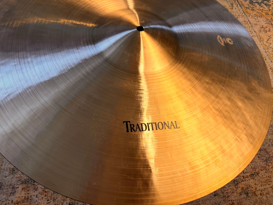 ULTRA Warm Versatile ISTANBUL Mehmet TRADITIONAL 22” Ride Crash 2408 g Gorgeous!
