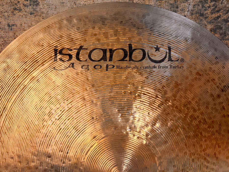 Istanbul AGOP SE 24” JAZZ Ride ULTRA DARK MASSIVE 2 Footer! PERFECT Shape! 2674 g