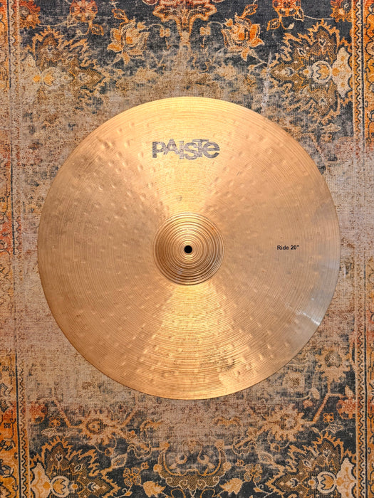 Paiste TRADITIONAL PROTOTYPE 20” LIGHT COMPLEX Ride 2250 g Unique Profile! Wide Lathe Bell! Great Definition w Broad Spread