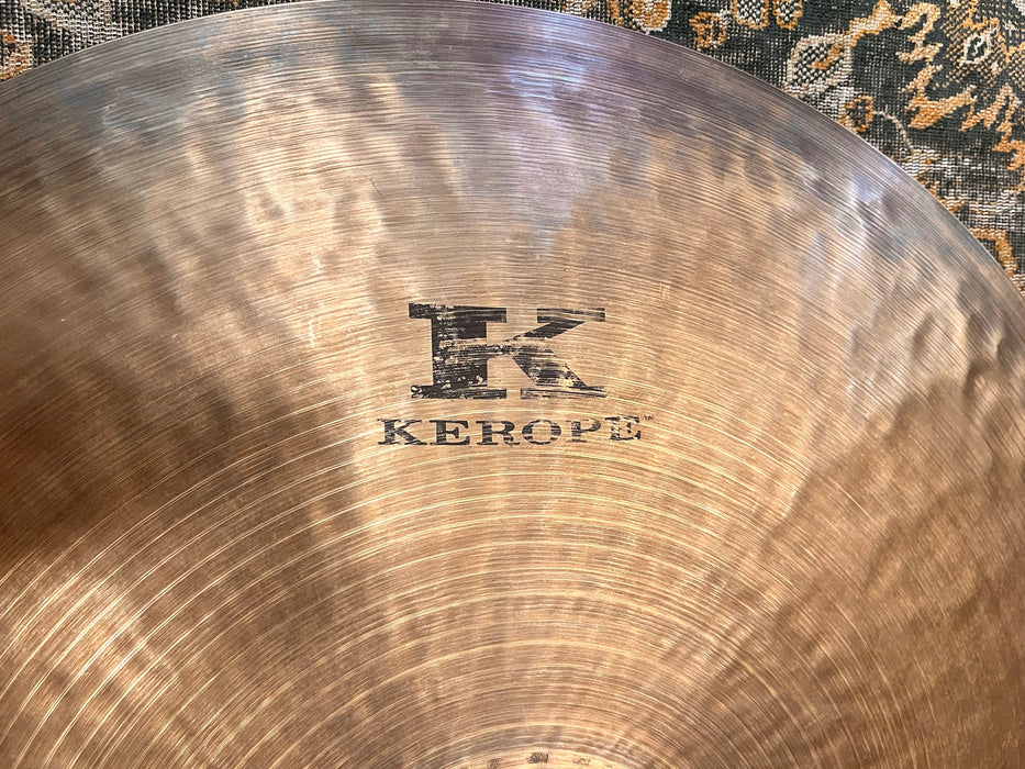 RARE Zildjian KEROPE 24” Ride Crash! THE ORIGINAL! 3116 g COLLECTIBLE! Only Made 1 Year!