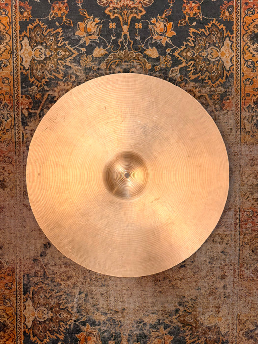 Vintage Paiste Pre Serial 602 20” THIN Crash Ride or MEDIUM at ONLY 2158 g Crash or Ride Dark Lush CLEAN Tone!