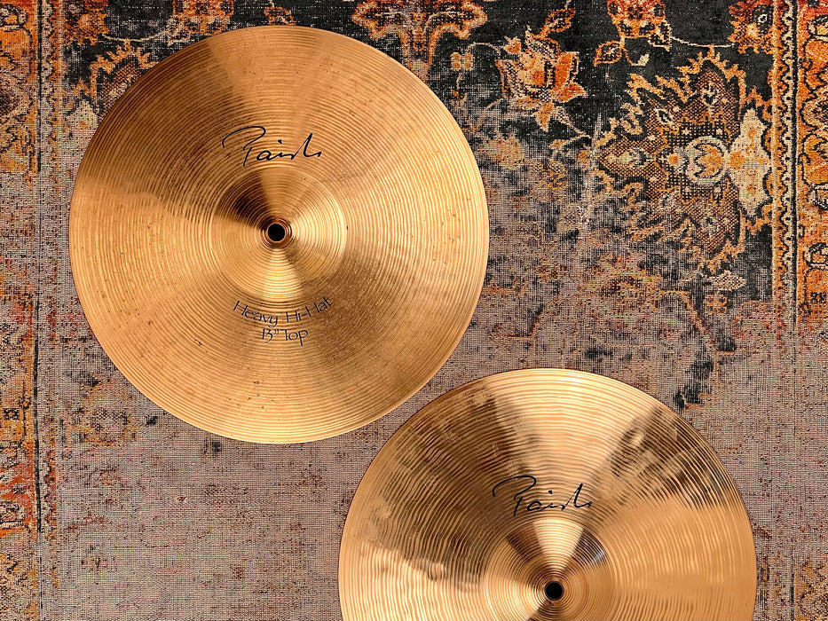 Rare Discontinued PAISTE SIGNATURE 13” HEAVY Hihats CLEAN 894 1020 g ULTRA CRISP TONE! Don’t Pay $662!