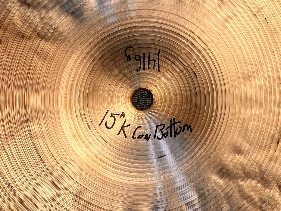 ZILDJIAN K CONSTANTINOPLE 15” Hihats Hard To Find PERFECT Condition! Dark Warm 1158 1416 g