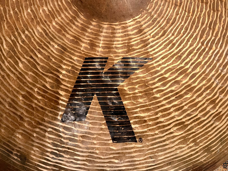 ORIGINAL Zildjian K Custom HIGH DEFINITION Ride 22” 2934 g DRY w Great Stick! THINNER! AGED 20 YRS