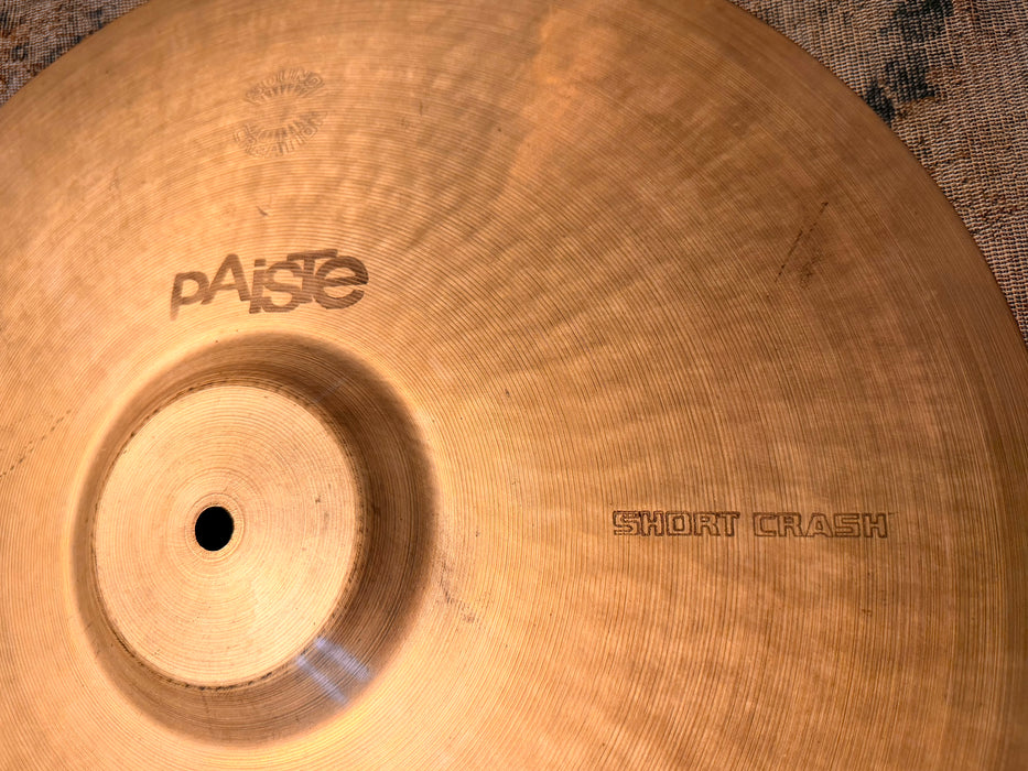 Vintage Paiste SOUND CREATION 18” SHORT CRASH Light Ride 1604 g Unique Bell! Smooth Mellow Controlled! Rare!