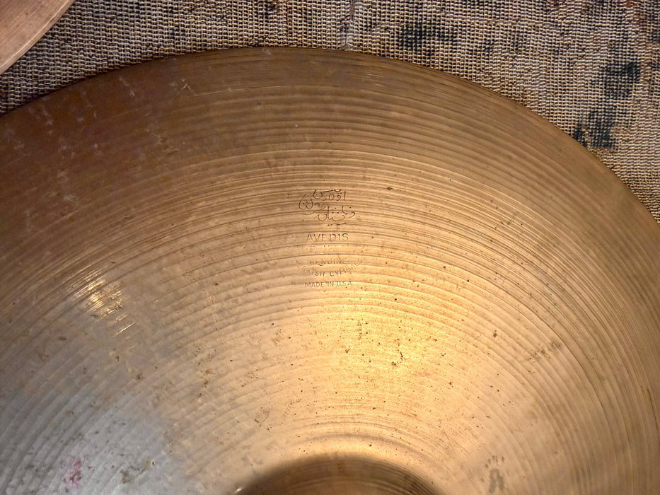 ULTRA PAPERTHIN Vintage 1960s Zildjian 14” Hihats PLAY LIKE 1940s ONLY 622 680 g Whispy Complex
